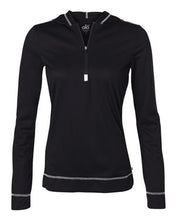 Load image into Gallery viewer, All Sport-Women's Long Sleeve Half-Zip Hooded Pullover-W3002