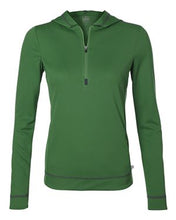 Load image into Gallery viewer, All Sport-Women's Long Sleeve Half-Zip Hooded Pullover-W3002