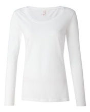 Load image into Gallery viewer, Anvil-Ladies' Semi-Sheer Long Sleeve Scoopneck T-Shirt-399