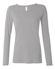 Load image into Gallery viewer, Anvil-Ladies' Semi-Sheer Long Sleeve Scoopneck T-Shirt-399