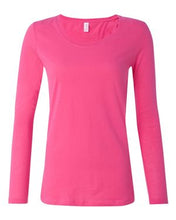 Load image into Gallery viewer, Anvil-Ladies' Semi-Sheer Long Sleeve Scoopneck T-Shirt-399