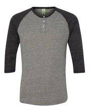 Load image into Gallery viewer, Alternative-Eco-Jersey™ Three-Quarter Sleeve Raglan Henley-1989