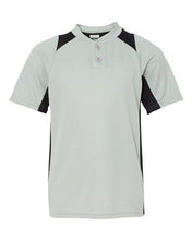 Load image into Gallery viewer, Augusta Sportswear-Youth Gamer Colorblocked Baseball Henley-1521