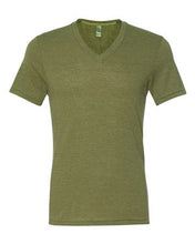 Load image into Gallery viewer, Alternative-Eco-Jersey™ Feeder Stripe V-Neck T-Shirt-1933