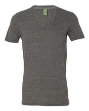 Load image into Gallery viewer, Alternative-Eco-Jersey™ Feeder Stripe V-Neck T-Shirt-1933