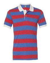 Load image into Gallery viewer, Alternative-Eco-Jersey™ Ugly Stripe Short Sleeve Polo-1905