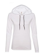 Load image into Gallery viewer, Anvil-Women's Lightweight Long Sleeve Hooded T-Shirt-887L