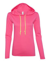 Load image into Gallery viewer, Anvil-Women's Lightweight Long Sleeve Hooded T-Shirt-887L
