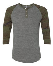 Load image into Gallery viewer, Alternative-Eco-Jersey™ Three-Quarter Sleeve Raglan Henley-1989