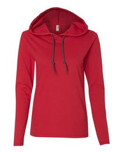 Load image into Gallery viewer, Anvil-Women's Lightweight Long Sleeve Hooded T-Shirt-887L
