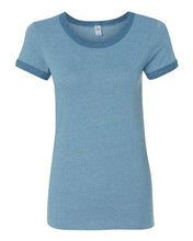 Load image into Gallery viewer, Alternative-Women's Eco Mock Twist Ideal Ringer Tee-1913
