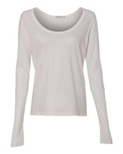Load image into Gallery viewer, Alternative-Women's Satin Jersey Scoopneck Long Sleeve T-Shirt-12528