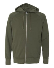 Load image into Gallery viewer, Alternative-Vintage French Terry Hooded Full-Zip Raglan Sweatshirt-5061, 5081