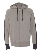 Load image into Gallery viewer, Alternative-Vintage French Terry Hooded Full-Zip Raglan Sweatshirt-5061, 5081