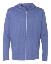 Load image into Gallery viewer, Anvil-Triblend Hooded Full-Zip T-Shirt-6759