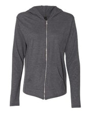 Load image into Gallery viewer, Anvil-Triblend Women's Hooded Full-Zip T-Shirt-6759L
