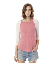Load image into Gallery viewer, Alternative-Women's Baseball Eco-Jersey Raglan T-Shirt-61352
