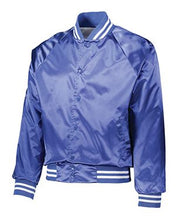 Load image into Gallery viewer, Augusta Sportswear-Satin Baseball Jacket Striped Trim-3610