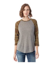 Load image into Gallery viewer, Alternative-Women's Baseball Eco-Jersey Raglan T-Shirt-61352