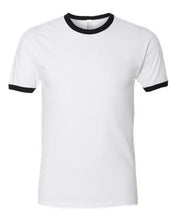 Load image into Gallery viewer, American Apparel-Fine Jersey Ringer T-Shirt-2410W
