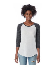 Load image into Gallery viewer, Alternative-Women's Baseball Eco-Jersey Raglan T-Shirt-61352