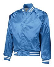 Load image into Gallery viewer, Augusta Sportswear-Satin Baseball Jacket Striped Trim-3610