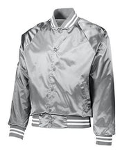 Load image into Gallery viewer, Augusta Sportswear-Satin Baseball Jacket Striped Trim-3610