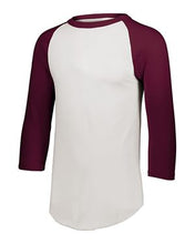 Load image into Gallery viewer, Augusta Sportswear-Youth Three-Quarter Sleeve Baseball Jersey-4421