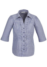 Load image into Gallery viewer, Biz Collection Edge Ladies 3/4 sleeve shirt (S267LT)